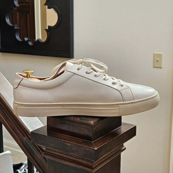 New Republic Men's Leather Sneakers, Classic White, Sz 12 - Picture 8 of 16